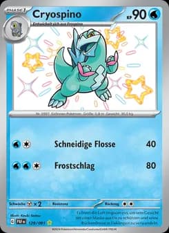 Cryospino card in German