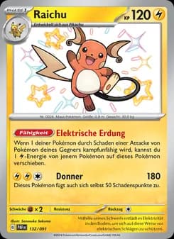 Raichu card in German