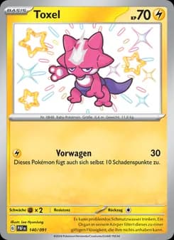 Toxel card in German