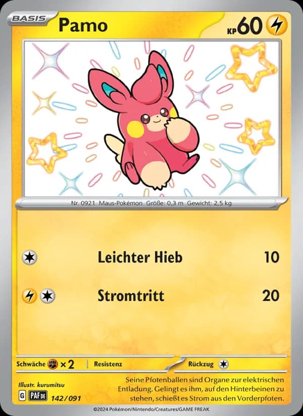 Pamo card in German