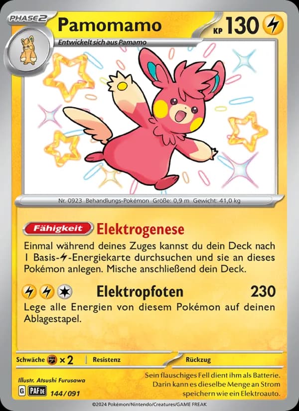 Pamomamo card in German
