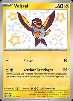 Voltrel card in German