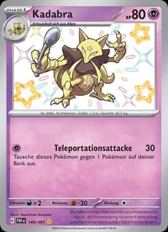 Kadabra card in German