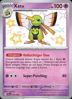 Xatu card in German