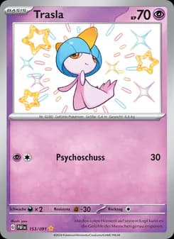 Trasla card in German