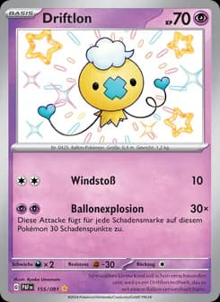 Driftlon card in German