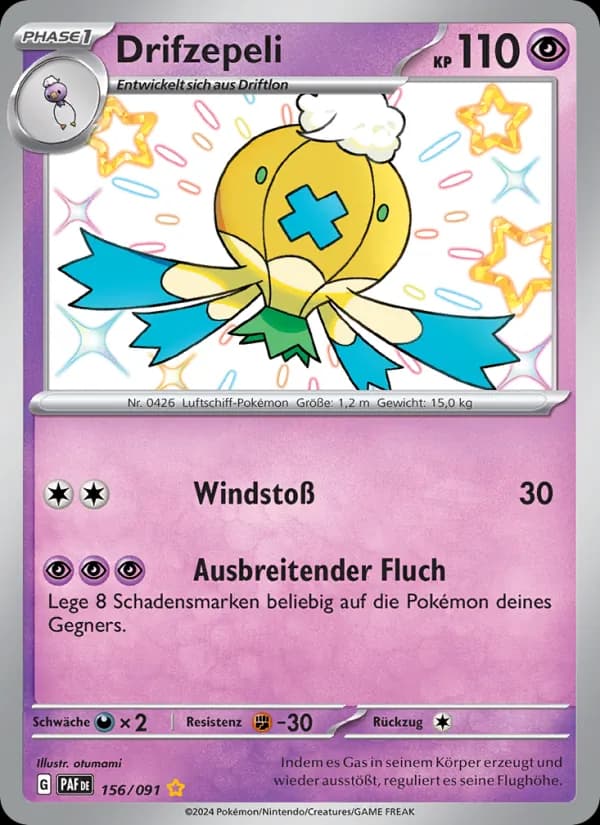 Drifzepeli card in German