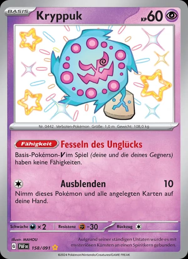 Kryppuk card in German