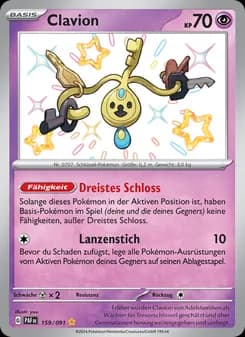 Clavion card in German
