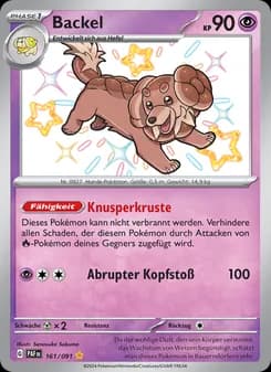 Backel card in German