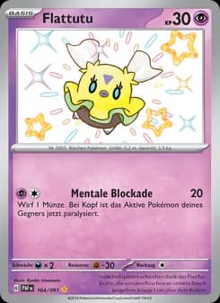 Flattutu card in German
