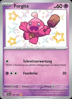 Forgita card in German