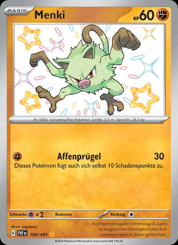 Menki card in German