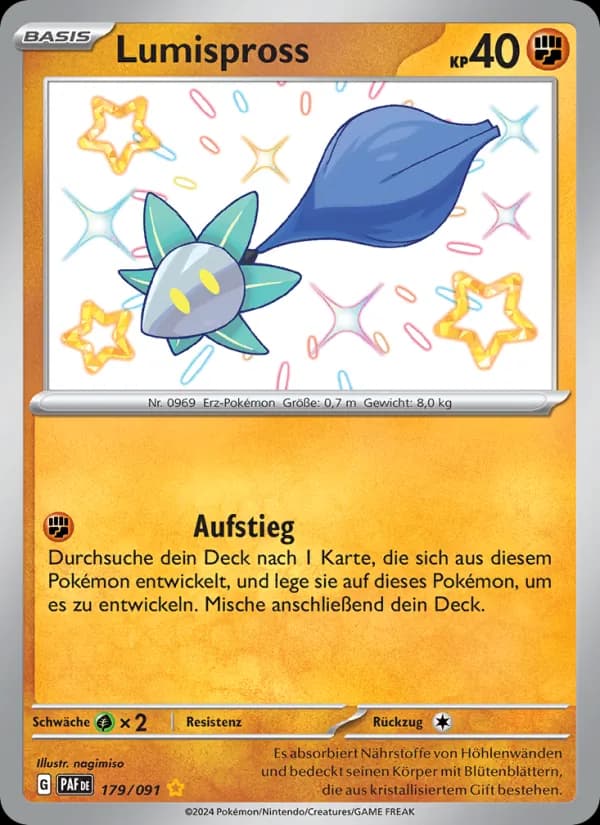 Lumispross card in German