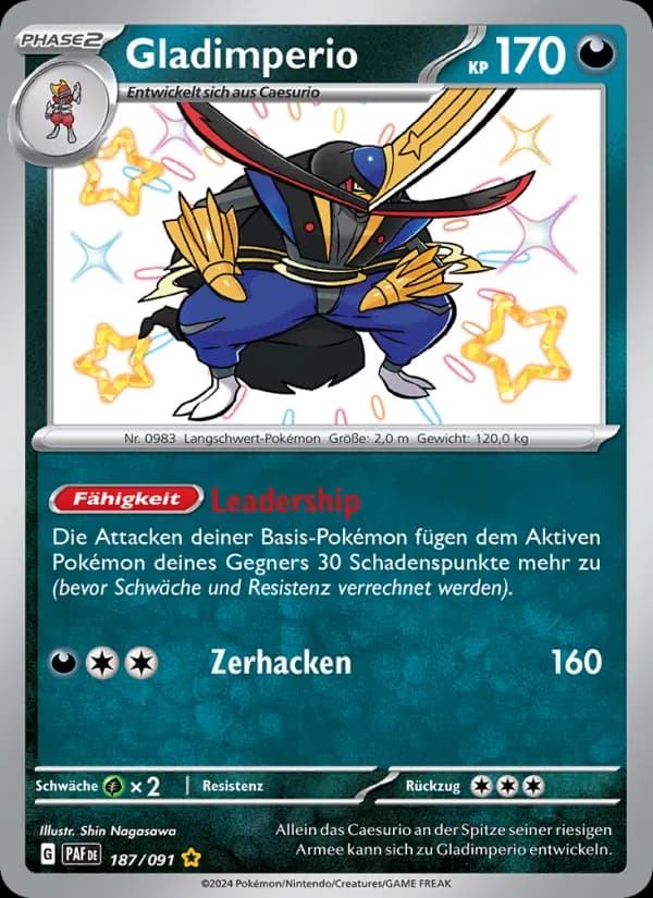 Gladimperio card in German