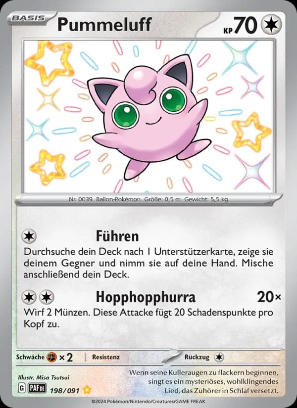 Pummeluff card in German