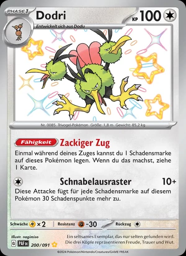 Dodri card in German