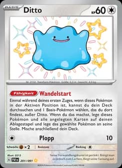 Ditto card in German