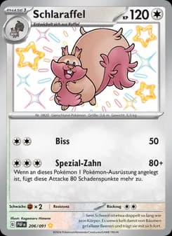 Schlaraffel card in German