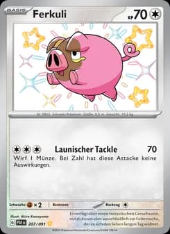 Ferkuli card in German