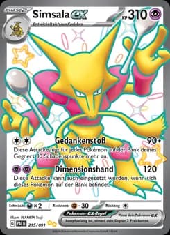 Simsala-ex card in German