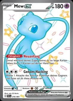 Mew-ex card in German