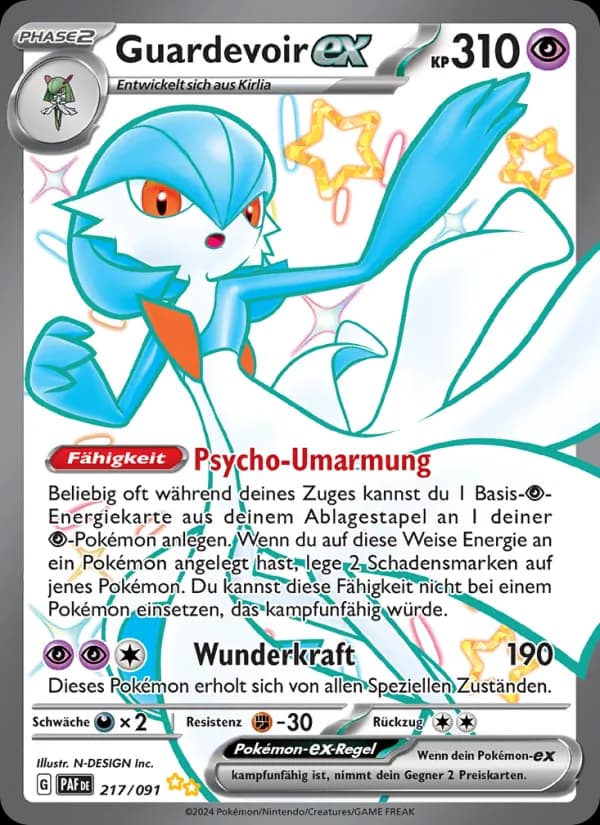 Guardevoir-ex card in German