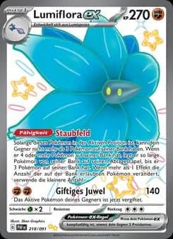Lumiflora-ex card in German