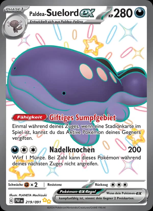 Paldea-Suelord-ex card in German