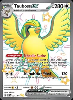Tauboss-ex card in German