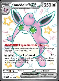 Knuddeluff-ex card in German