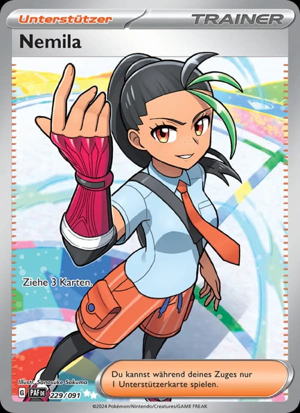 Nemila card in German