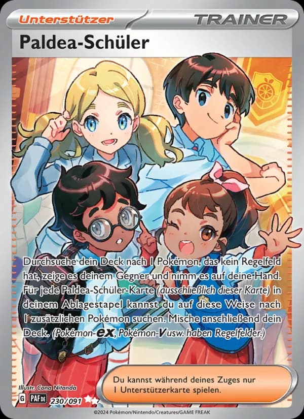 Paldea-Schüler card in German
