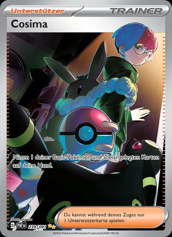 Cosima card in German