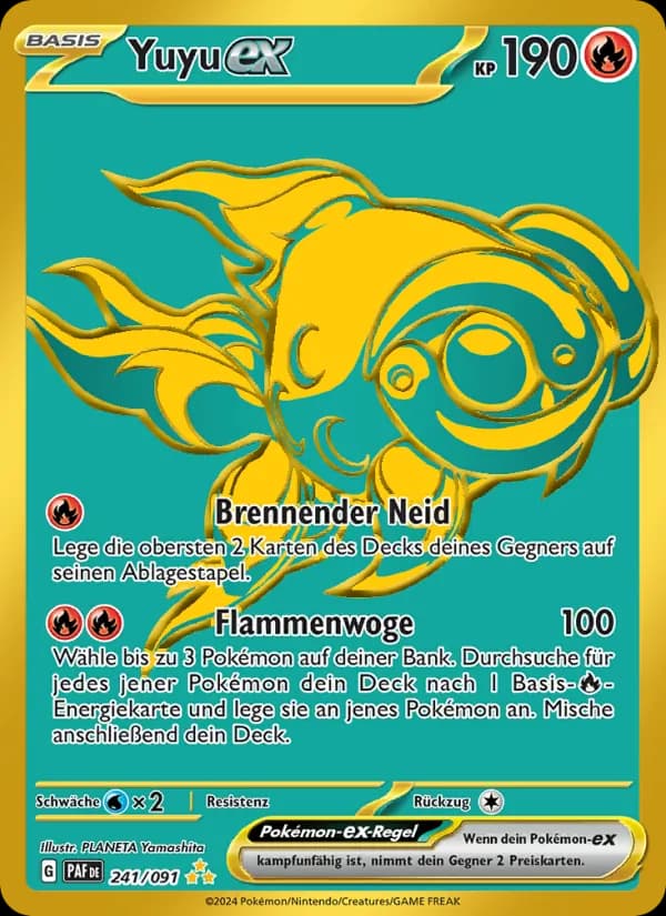 Yuyu-ex card in German