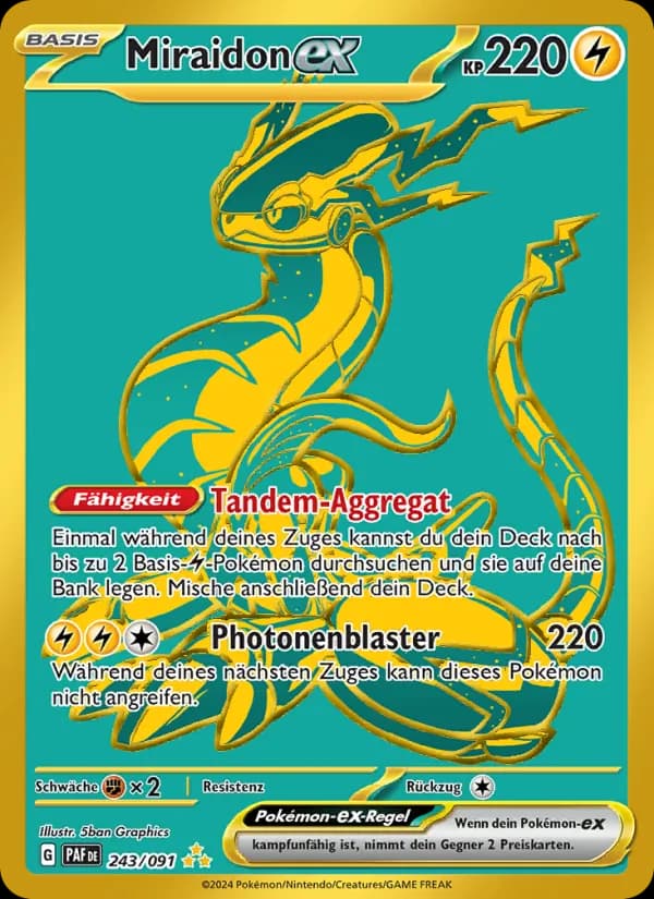 Miraidon-ex card in German