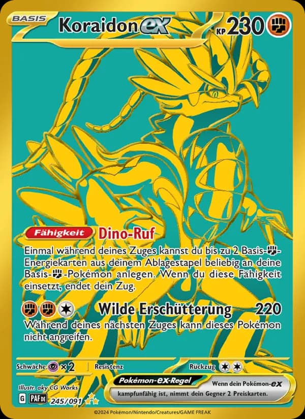 Koraidon-ex card in German