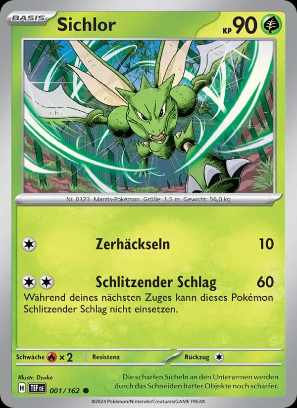 Sichlor card in German