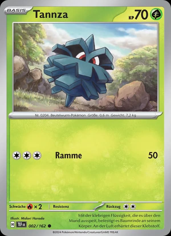 Tannza card in German
