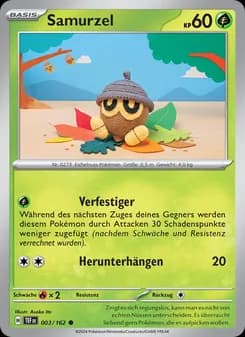 Samurzel card in German