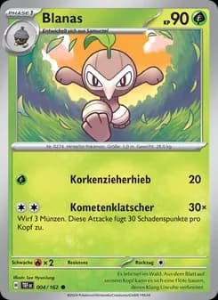 Blanas card in German