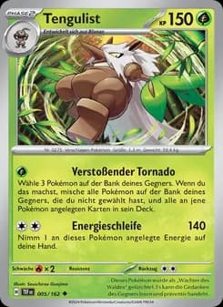 Tengulist card in German