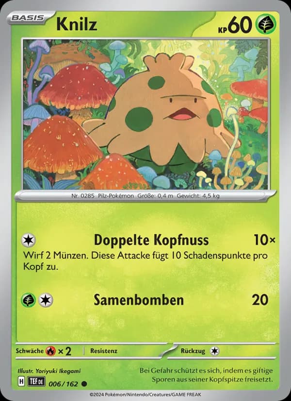 Knilz card in German