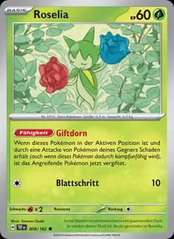 Roselia card in German