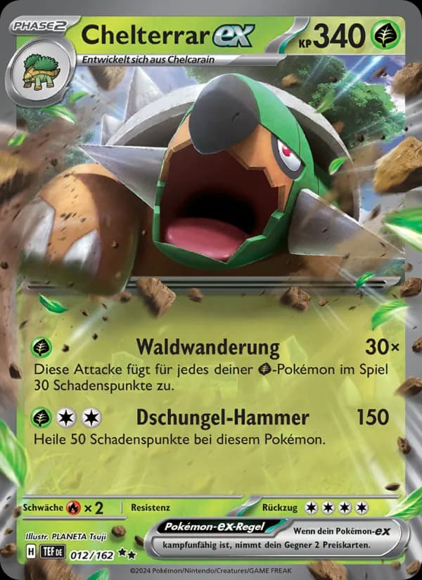 Chelterrar-ex card in German