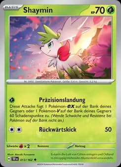 Shaymin card in German