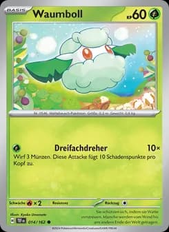 Waumboll card in German