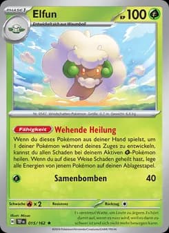 Elfun card in German