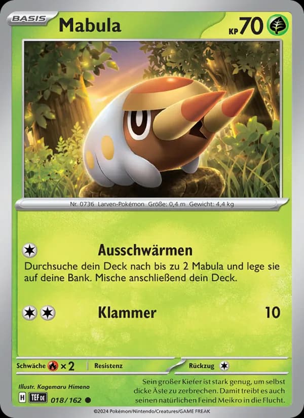 Mabula card in German
