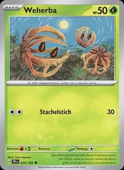 Weherba card in German